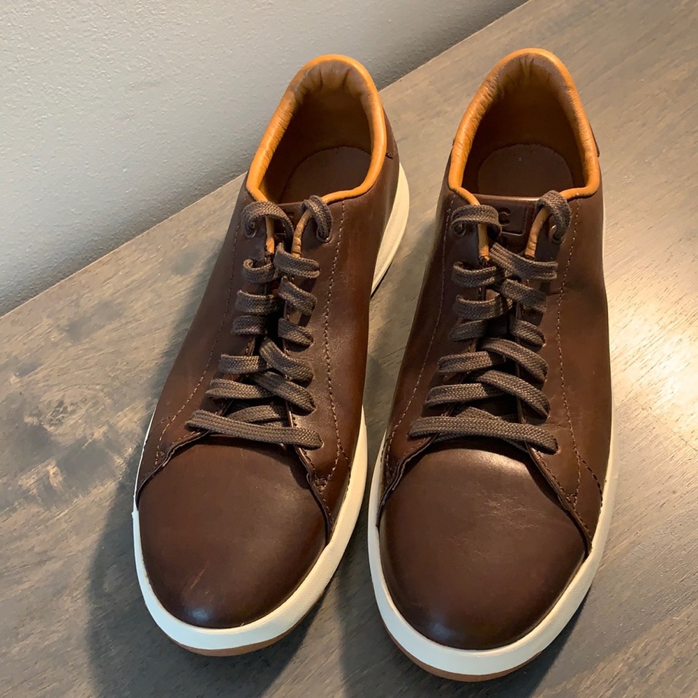 Cole Haan Men’s Grandpro Tennis Fashion Sneaker / Brown. Sz. 8 1/2 M 🎊HP🎊